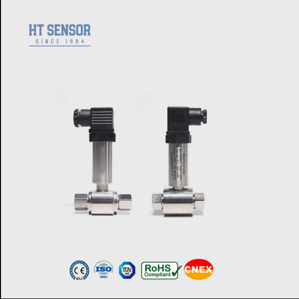 Stainless Steel Differential Pressure Transmitter with Silicon Sensor and Threaded Connection for Oil and Air Test